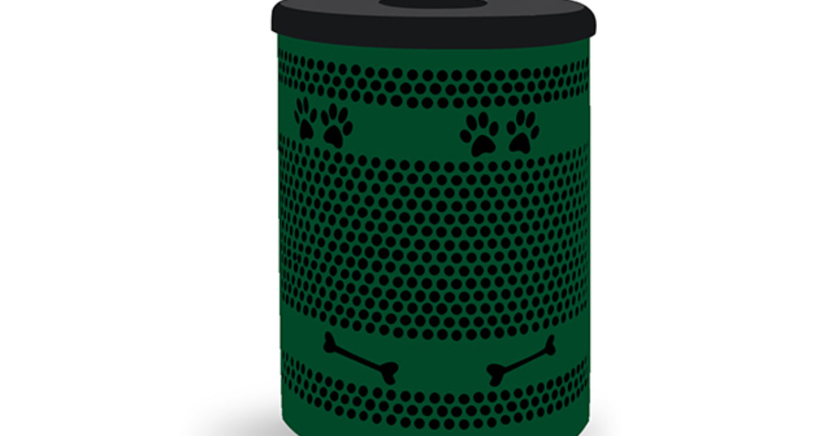 Dog Park Tidy Up Trash Receptacle | BarkPark