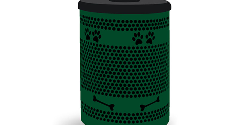 Dog Park Tidy Up Trash Receptacle | BarkPark