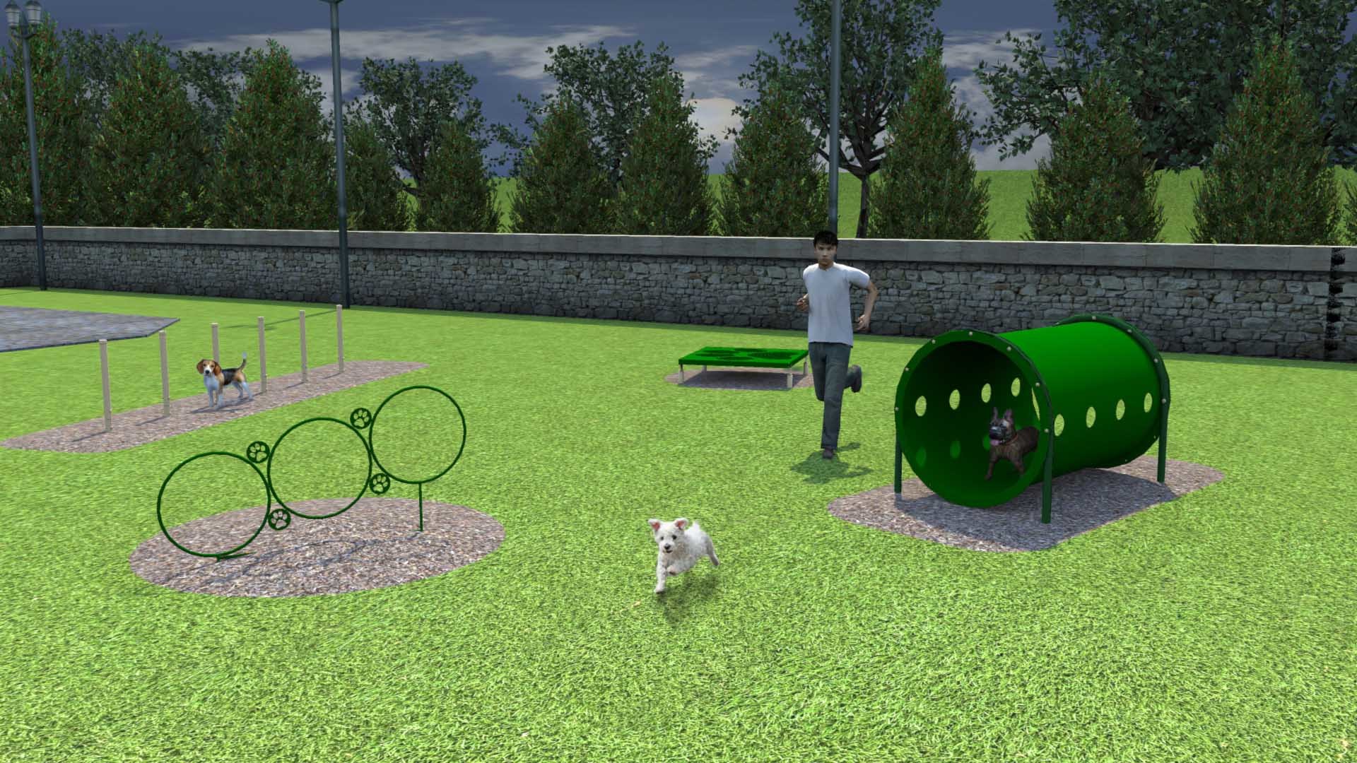 Dog Park Agility Obstacle Course Equipment BarkPark